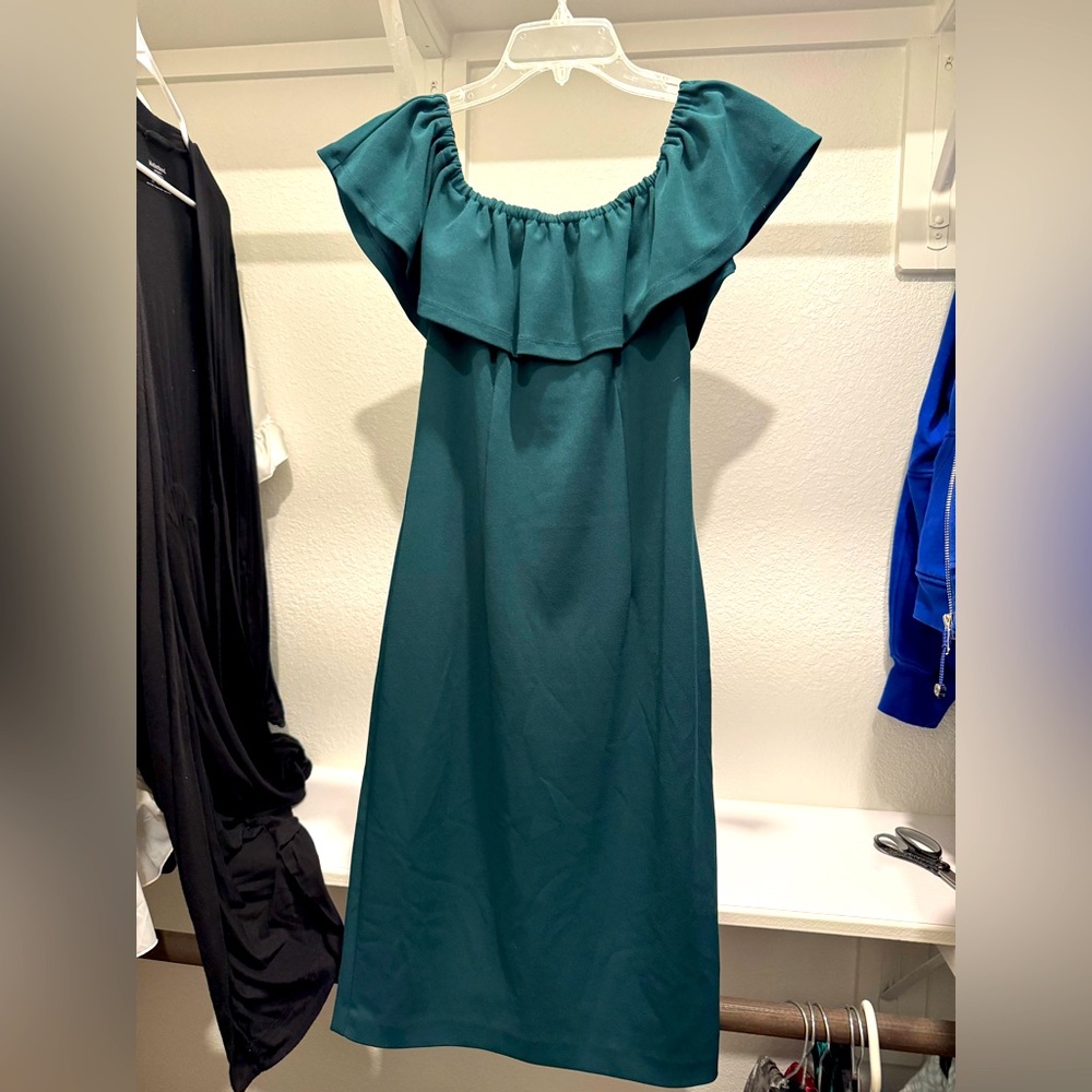1. state cocktail dress - Forrest green